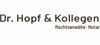 Dr. Hopf & Kollegen Rechtsanwälte & Notar Dr. Hopf & Kollegen Rechtsanwälte & Notar