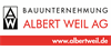 Firmenlogo: Bauunternehmung Albert Weil AG