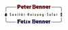 Firmenlogo: Firmenlogo: Peter Benner Sanitär Heizung Klima Baddesign