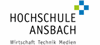 Firmenlogo: Hochschule für angewandte Wissenschaften Ansbach