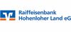 Firmenlogo: Raiffeisenbank Hohenloher Land eG