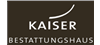 Firmenlogo: Kaiser GmbH Bestattungen