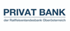 PRIVAT BANK der Raiffeisenlandesbank Oberösterreich AG PRIVAT BANK der Raiffeisenlandesbank Oberösterreich AG