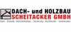 Firmenlogo: Dach- und Holzbau Scheitacker GmbH