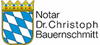 Firmenlogo: Notar Dr. Christoph Bauernschmitt