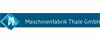 Firmenlogo: Maschinenfabrik Thale GmbH Firmenlogo: Maschinenfabrik Thale GmbH