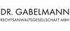 Firmenlogo: Dr. Gabelmann Rechtsanwaltsgesellschaft MBH