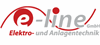 Firmenlogo: e-line GmbH Elektro- und Anlagentechnik