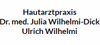 Firmenlogo: Hautarztpraxis Dr. med. Julia Wilhelmi-Dick Ulrich Wilhelmi