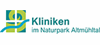 Firmenlogo: Kliniken im Naturpark Altmühltal Kommunalunternehmen des Landkreises Eichstätt (A.d.ö.R.)