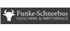 Firmenlogo: Funke-Schnorbus Fleischerei/Party-Service