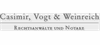 Casimir, Vogt & Weinreich Rechtsanwälte und Notare Casimir, Vogt & Weinreich Rechtsanwälte und Notare