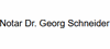 Firmenlogo: Notariat Dr. Georg Schneider