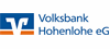 Firmenlogo: Volksbank Hohenlohe eG