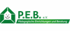 Firmenlogo: P.E.B. e.V. - Pädagogische Einrichtungen und Beratung Mitglied im Deutschen Paritätischen Wohlfahrtsverband (DPWV)