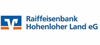 Firmenlogo: Raiffeisenbank Hohenloherland eG