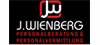 J.WIENBERG PERSONALBERATUNG & PERSONALVERMITTLUNG J.WIENBERG PERSONALBERATUNG & PERSONALVERMITTLUNG