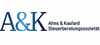Firmenlogo: Firmenlogo: Ahns & Kaulard Steuerberatungssozietät
