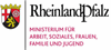 Firmenlogo: Ministerium für Arbeit, Soziales, Frauen, Familie und Jugend des Landes Rheinland-Pfalz