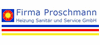 Firma Proschmann Heizungs-, Sanitär- und Service GmbH