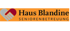 Firmenlogo: Seniorenbetreuung Haus Blandine