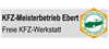 Firmenlogo: Firmenlogo: Kfz-Meisterbetrieb Ebert