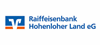 Firmenlogo: Raiffeisenbank Hohenloher Land eG