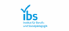 Firmenlogo: IBS Institut für Berufs- und Sozialpädagogik gGmbH