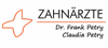 Firmenlogo: Zahnärzte Dr. Frank Petry + Claudia Petry