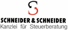 Firmenlogo: Schneider & Schneider Kanzlei für Steuerberatung
