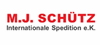Firmenlogo: M.J. Schütz, Internationale Spedition, e.Kfm.