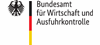 Firmenlogo: Bundesamt für Wirtschaft und Ausfuhrkontrolle Firmenlogo: Bundesamt für Wirtschaft und Ausfuhrkontrolle