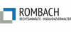 Firmenlogo: ROMBACH Rechtsanwälte - Insolvenzverwalter Partnerschaft mbB