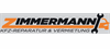 Firmenlogo: Zimmermann KFZ-Reparatur & Vermietung