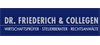 DR. FRIEDERICH & COLLEGEN PartG mbB DR. FRIEDERICH & COLLEGEN PartG mbB